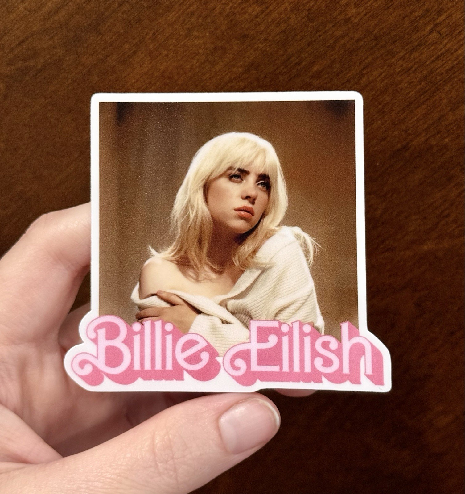 3” Billie Eilish Barbie Music Singer Celebrity Vinyl Sticker