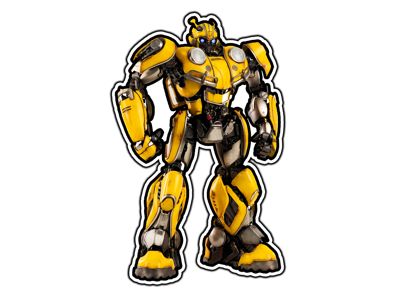 #1771 Bumblebee Vintage #1 Robot Heroes Sticker Waterproof Vinyl Decal Die-Cut
