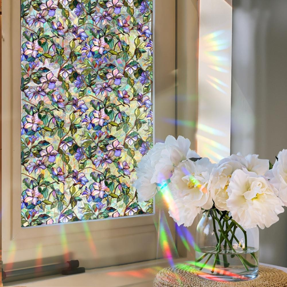 Indoor Privacy Colorful Window Film Easy Installation High-Quality PVC