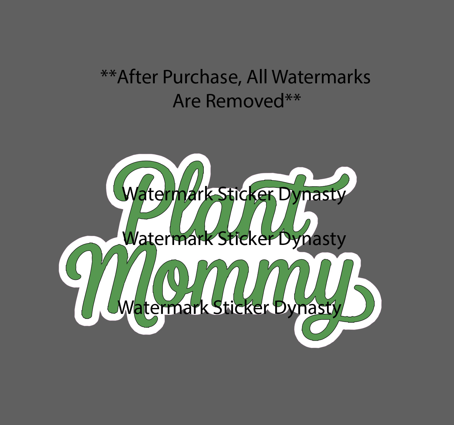 Plant Mommy Sticker Waterproof Decal Plants Floral Flower Funny Green Gift NEW