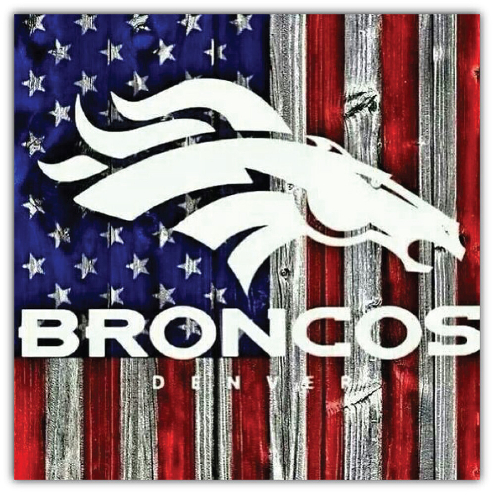 Denver Broncos NFL Football Logo Sport Car Bumper Sticker Decal “SIZES”