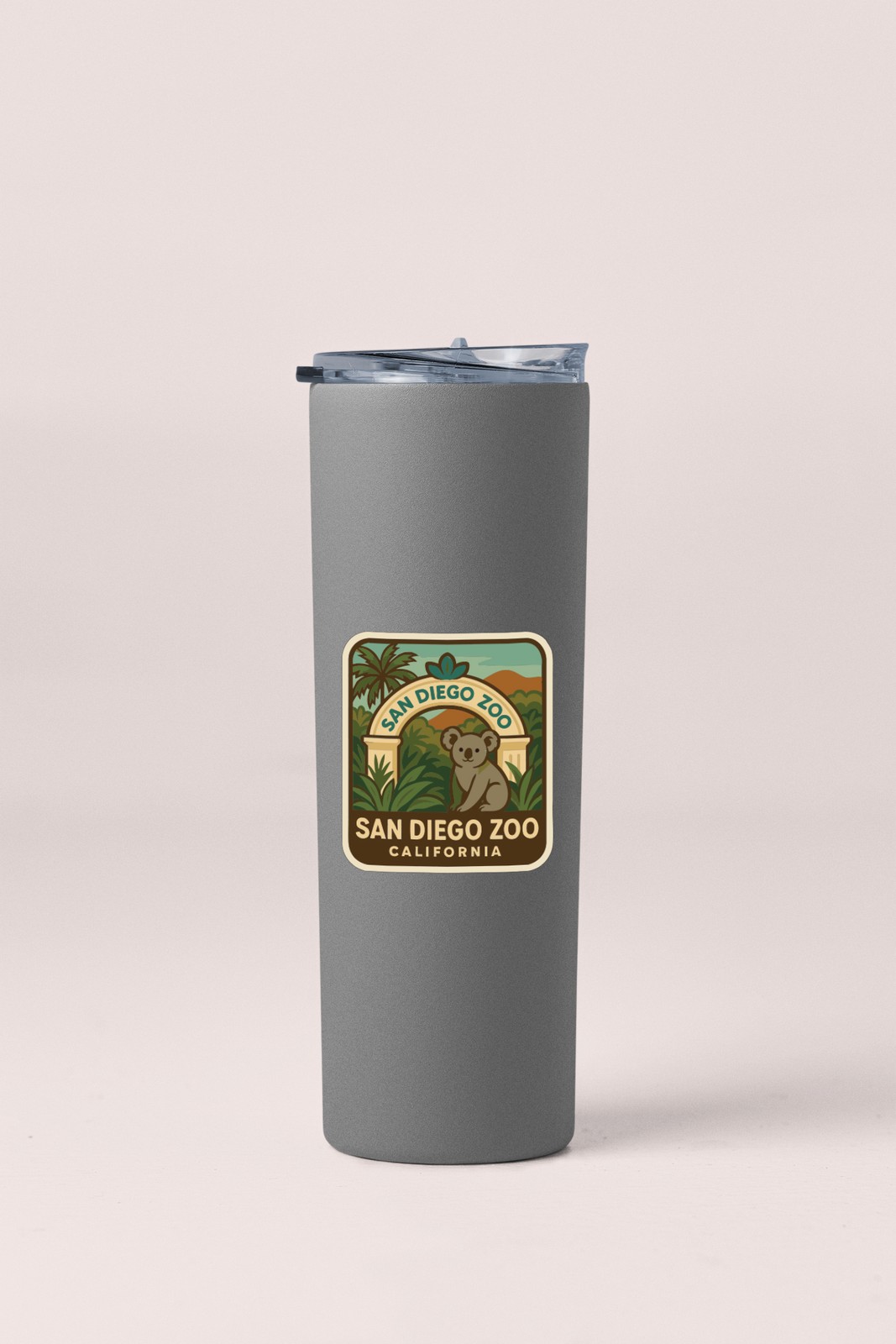 San Diego Zoo California Sticker Decal Vinyl Die-Cut Symbolic Landmark Design