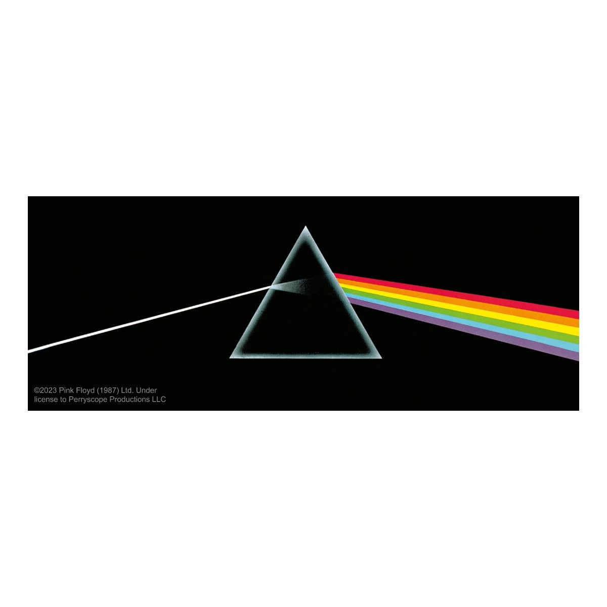 Pink Floyd Prism Sticker, max. 4 x 4″
