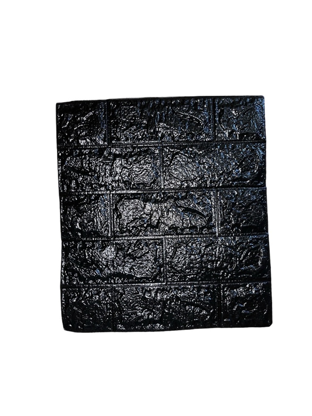 3D Brick Wall Peel & Stick Decor Art & Decal One Size Black