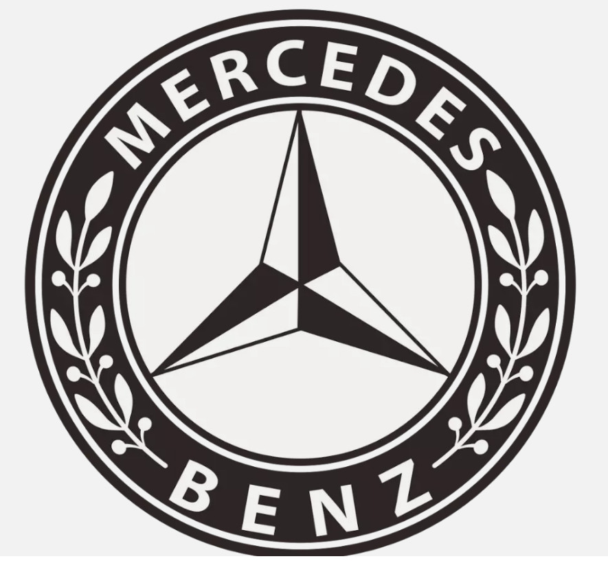 Mercedes Logo Vinyl Sticker Decal Laptop Wall Mirror Cup Tumblr Locker
