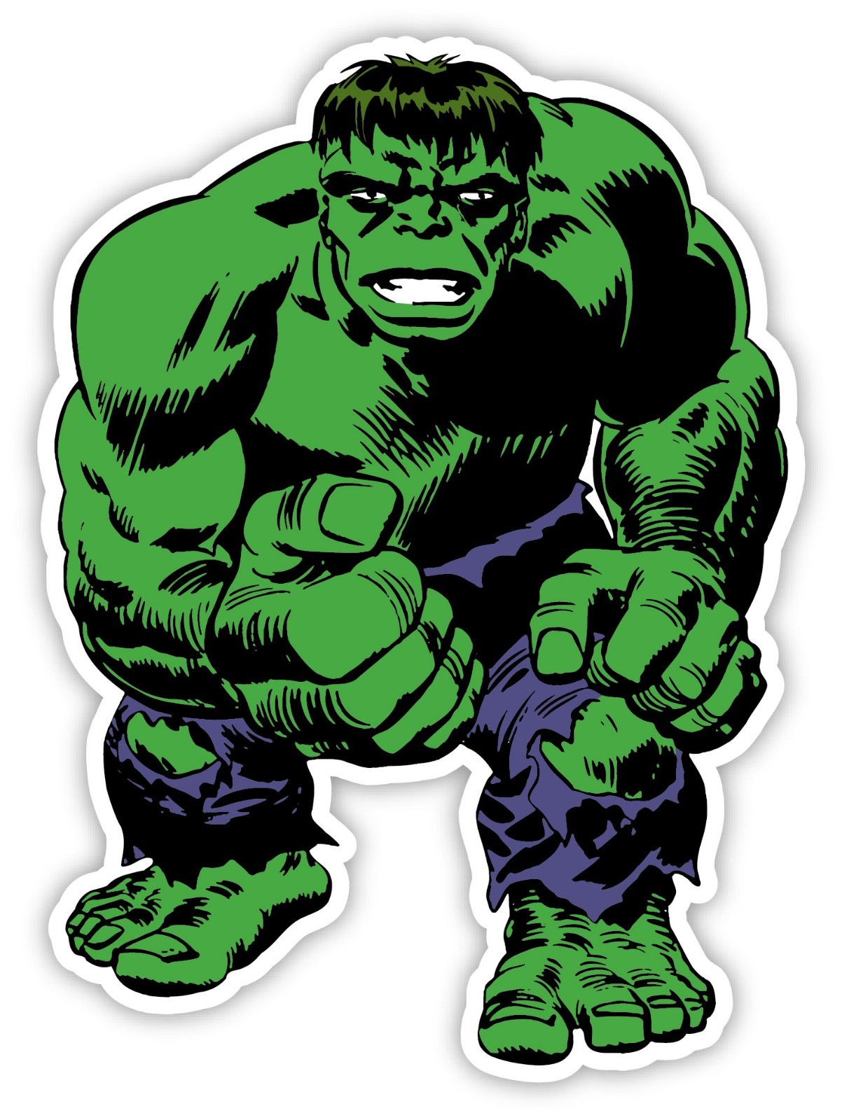 INCREDIBLE HULK Sticker Decal *3 SIZES* Comics Art Vinyl Bumper Wall