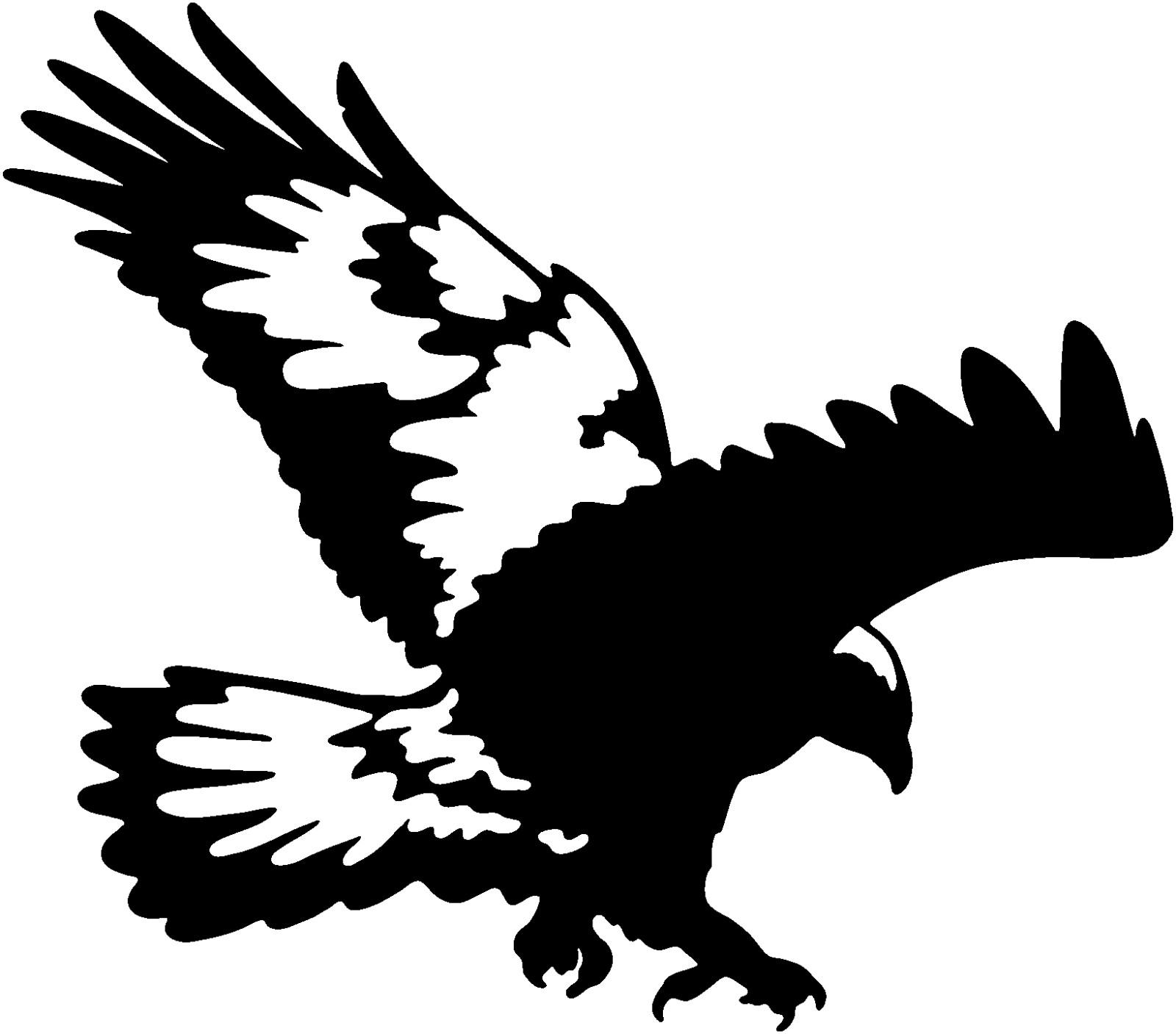 Hawk Decal STB-3 Wildlife Window Graphic Sticker, Nature, Truck, Car, Laptop