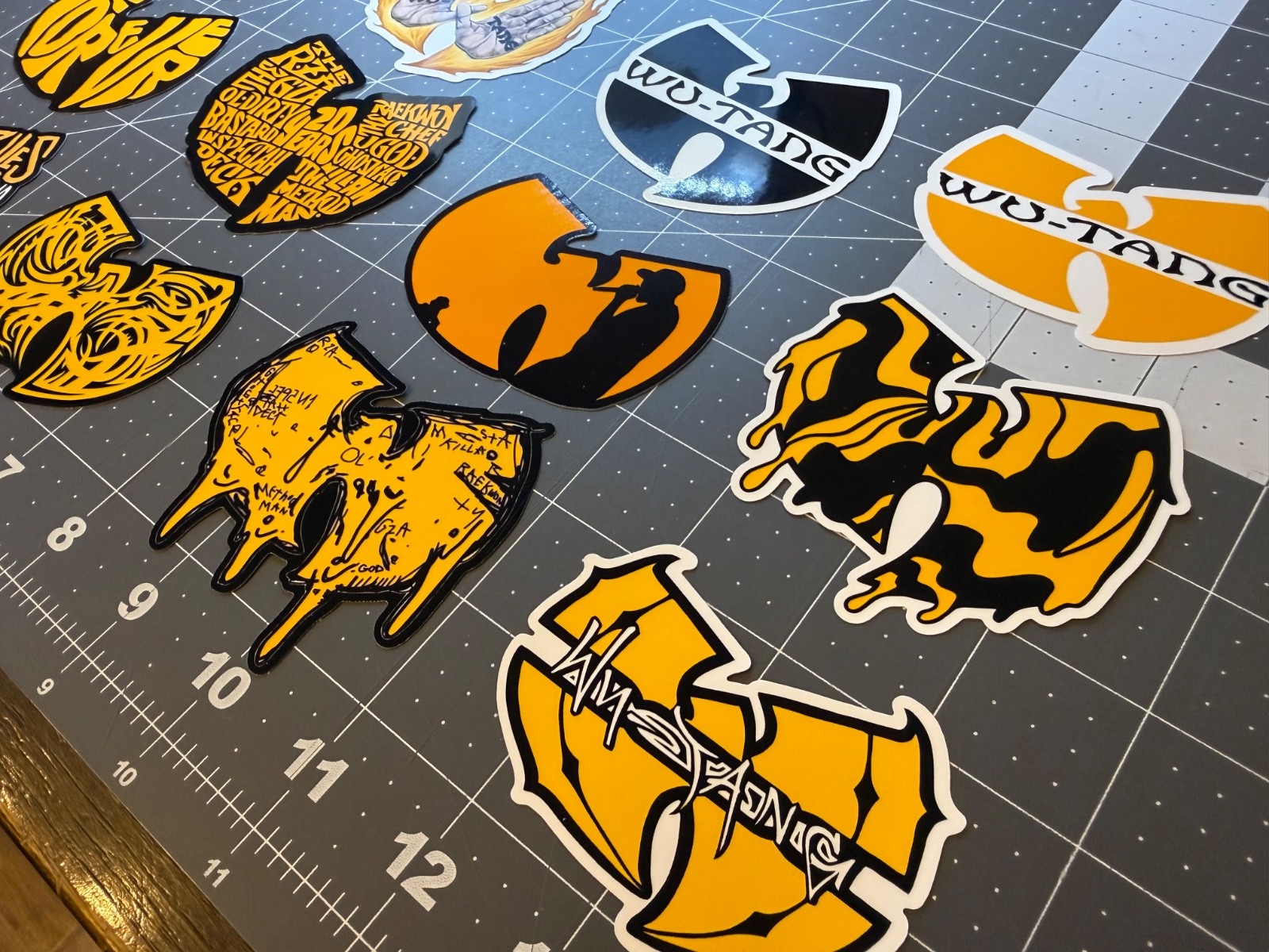 Wu Tang Clan Stickers W Logos Multiple Options available, Pick One
