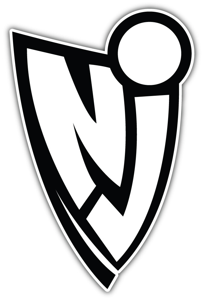 New Jersey Nets NBA Basketball Car Bumper Sticker Decal “SIZES” ID:1