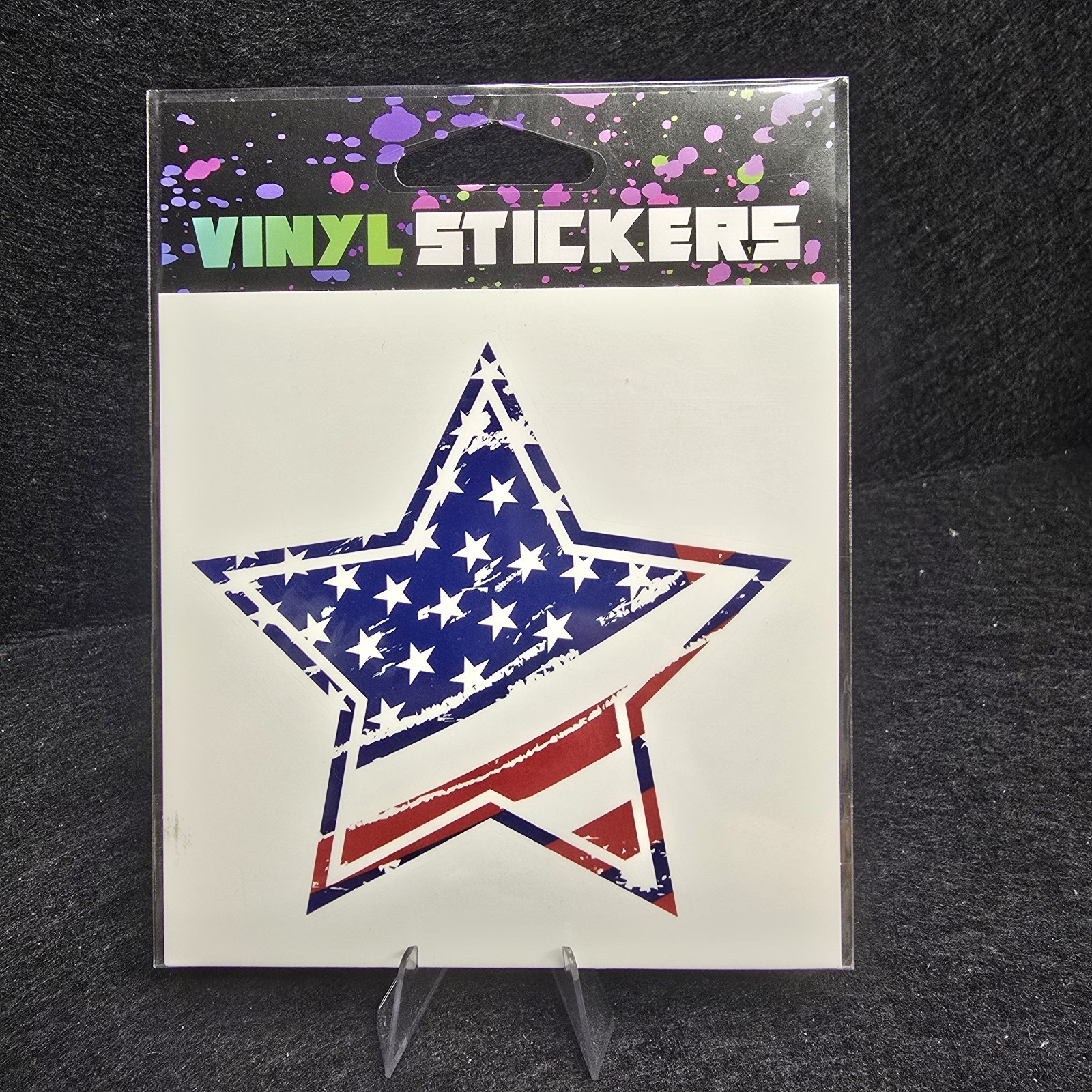USA Star Vinyl Sticker – 4.25in x 4.25in