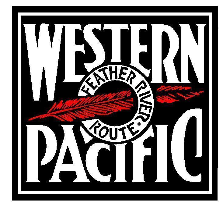 Western Pacific Railroad Railway Train Sticker Decal R4622
