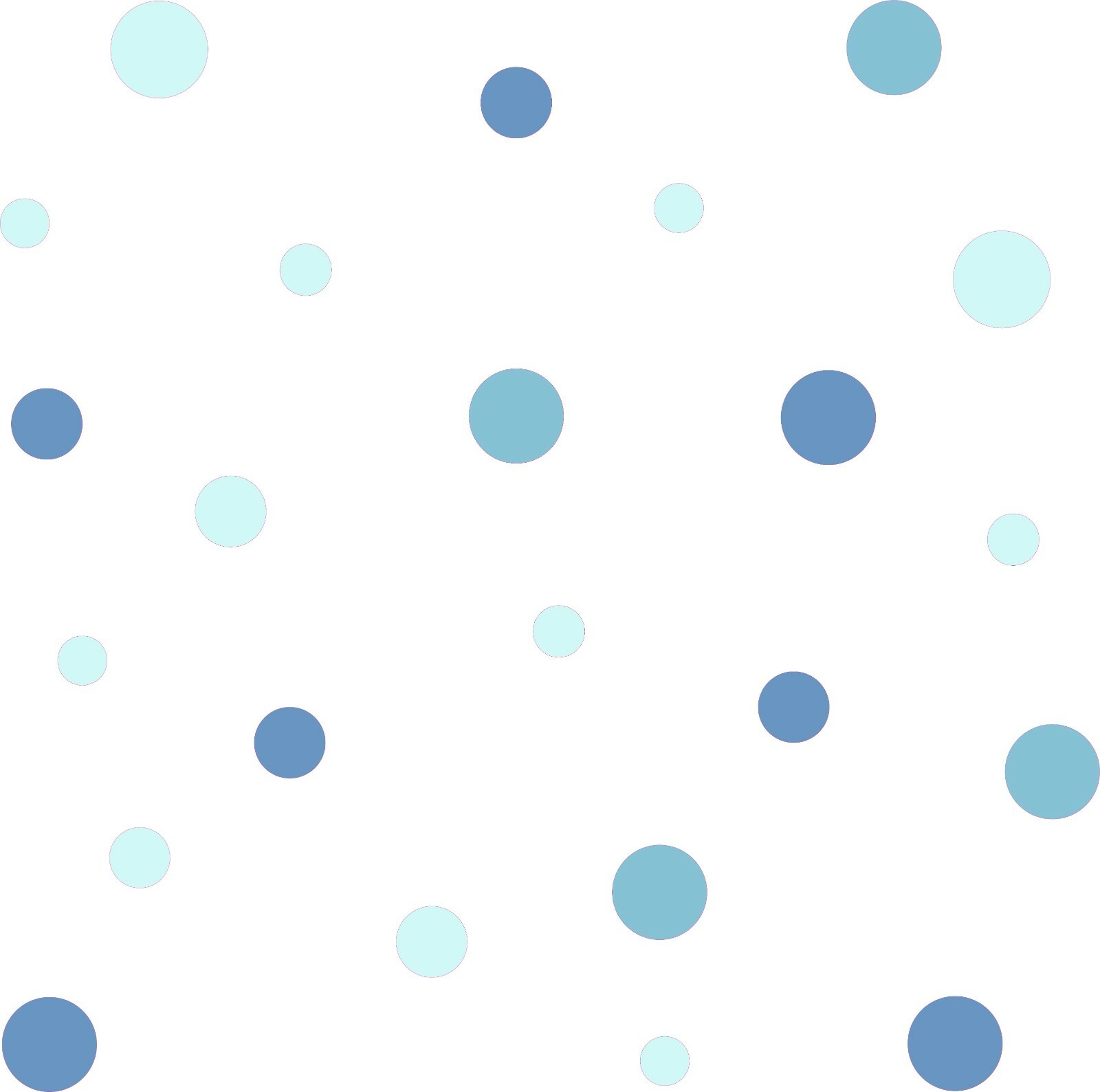 Vinyl Wall Decal Sheet Sticker Art Polka Dots Circles Round Objects Home Decor