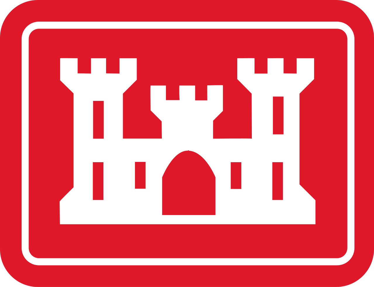 US Army Corps of Engineers Decal Sticker United States Military Logo Seal 23