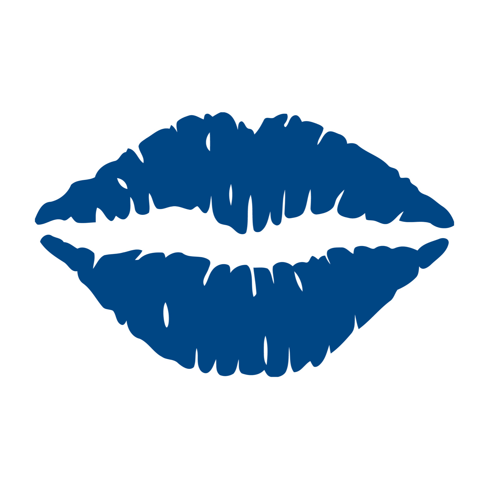 Lips Kisses Kiss Smooch peck smack plump lips Smackers mouth Die cut decal USA