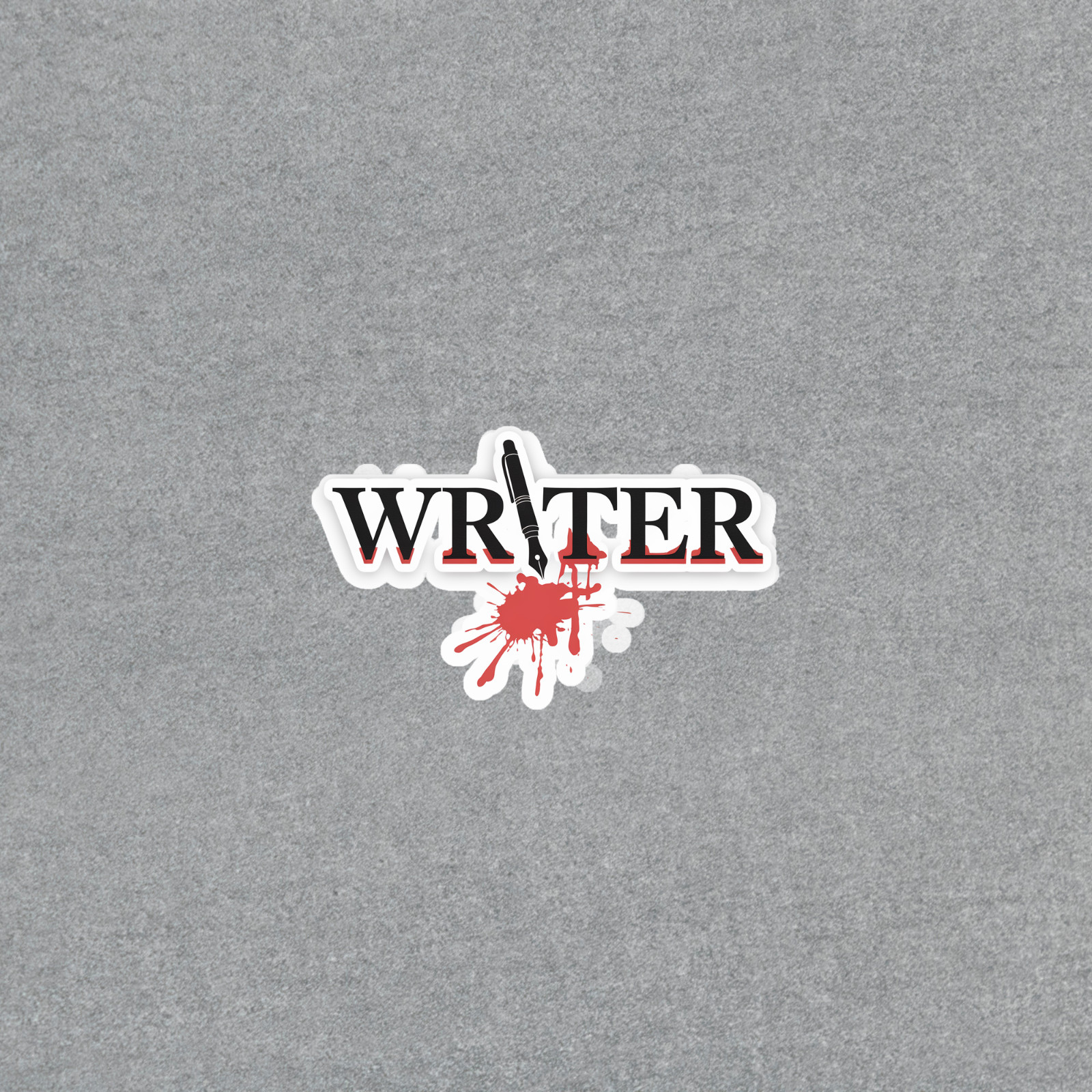 Writer Sticker – Author Pen Ink Splatter Decal for Laptop or Journal #5980