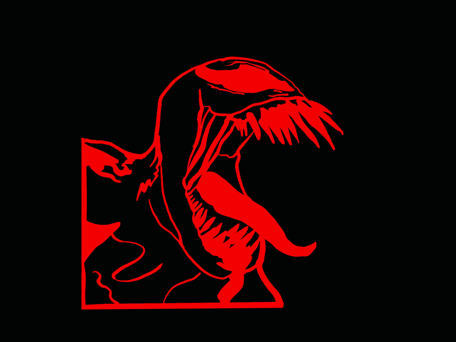 Venom Symbiote Black Suit Insomniac Symbiote Spider-Man 2 Vinyl Decal