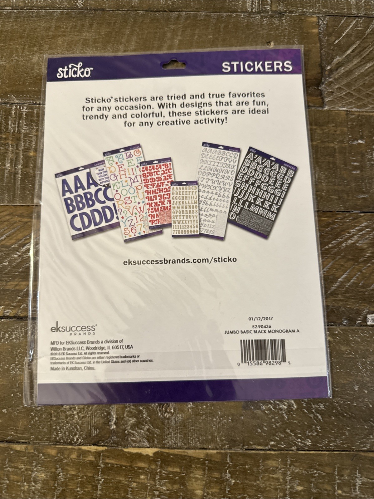 Sticko Large A Sticker 1 Piece