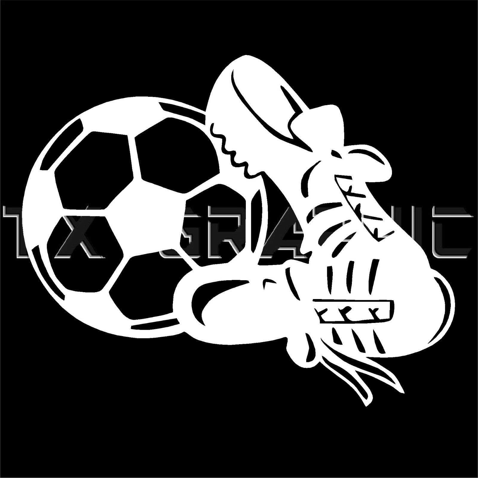 SOCCER BALL SHOES DECAL FUTBOL SAPATOS VINYL STICKER ETIQUETA WINDOW LAPTOP