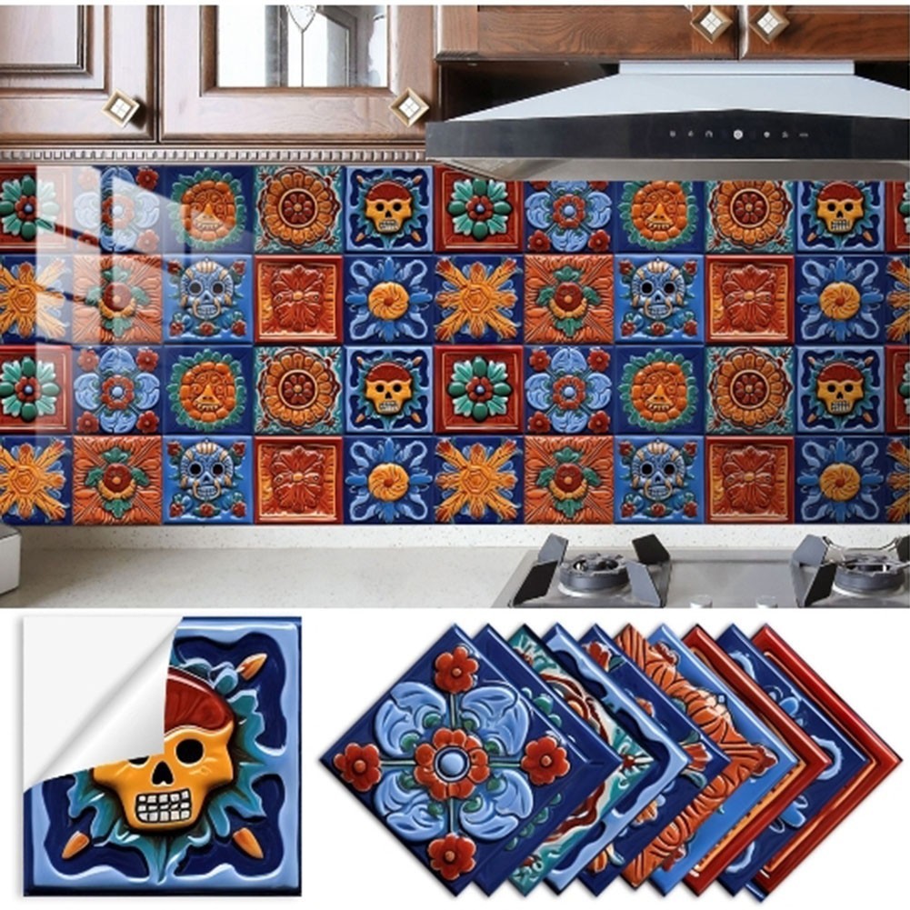 Mexican Tiles Furniture High Quality PVC Long Lasting Use Mexican Tiles