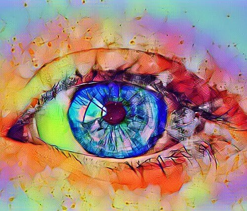 Eye Pop Art Sticker Decal