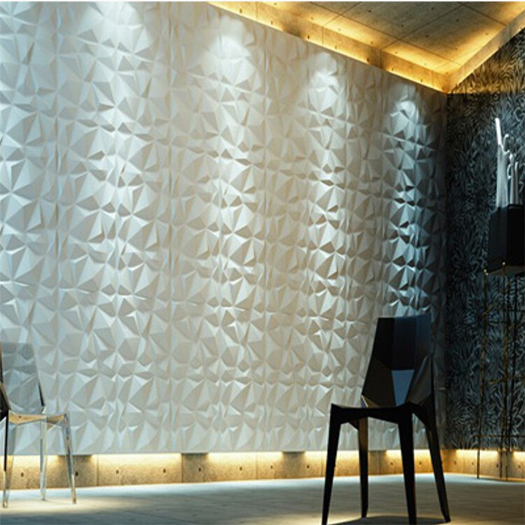 12x 3D Wall Panels PVC Geometric Brick Art Design DIY 11.8’x11.8′ Wallpaper Kit