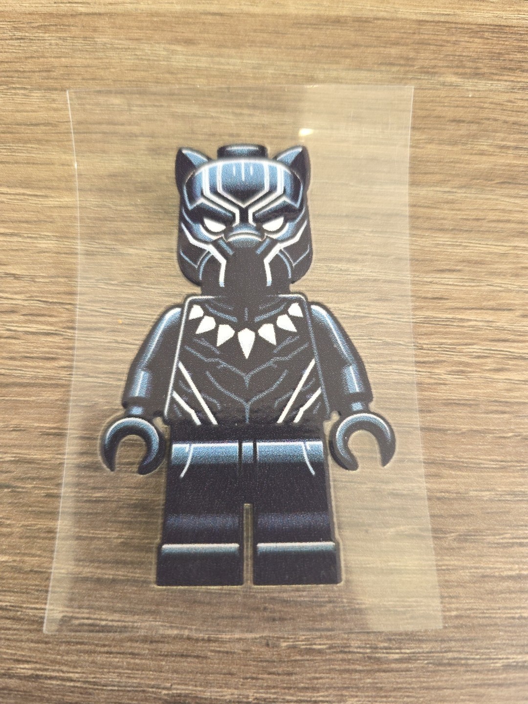 Lego Black Panther Figurine UVDTF Decal Made In USA Waterproof