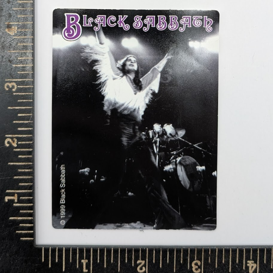 Ozzy Osbourne Black Sabbath Rock Music 1999 Sticker / Decal