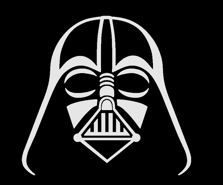 DARTH VADEN HELMET LORD VADER STAR WARS, Decal Stickers for Cars, Window, Laptop