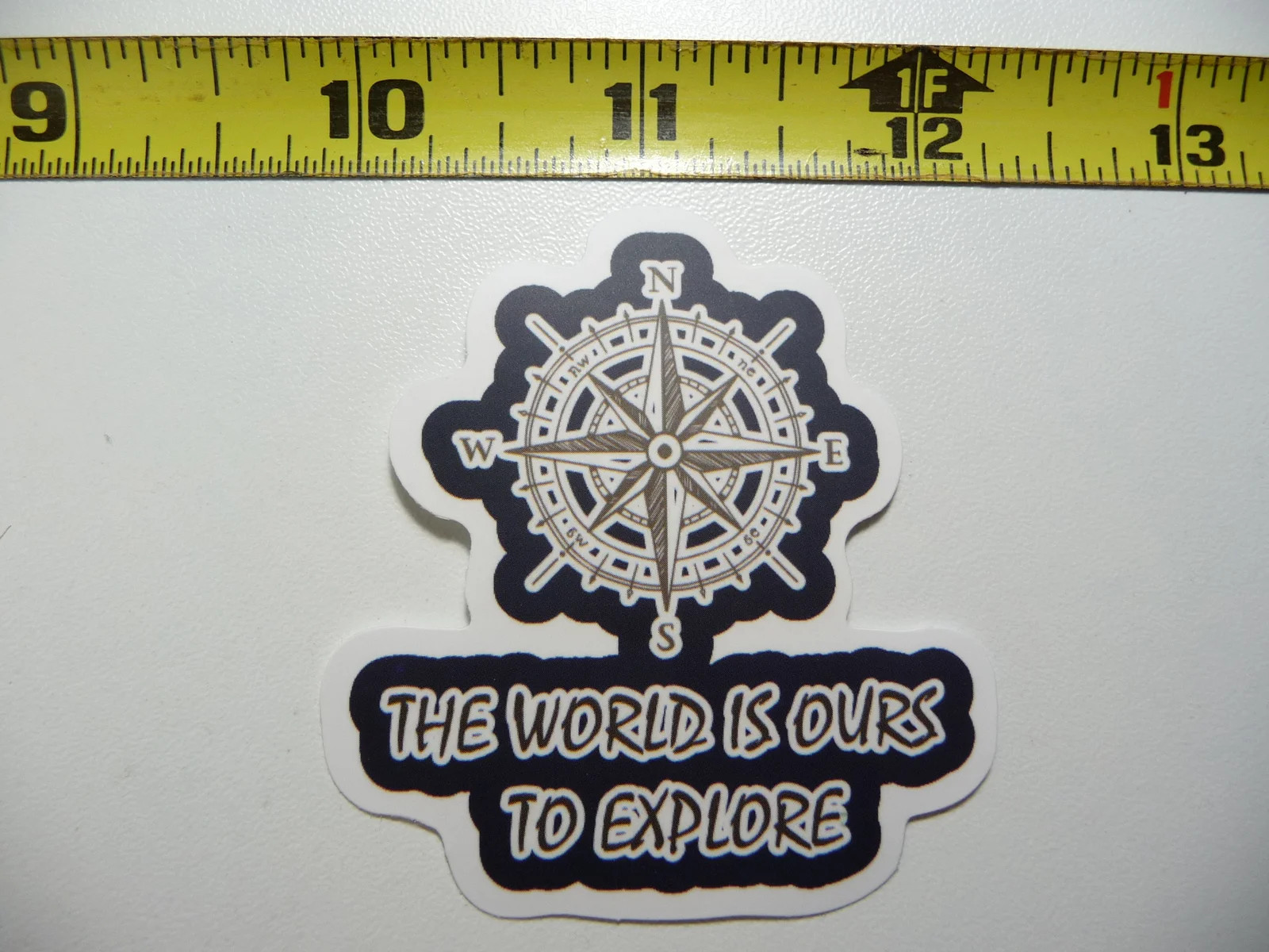 EXPLORE OUR WORLD SMALL STICKER DECAL HIKING CAMPING WOODS NATURE HIKE