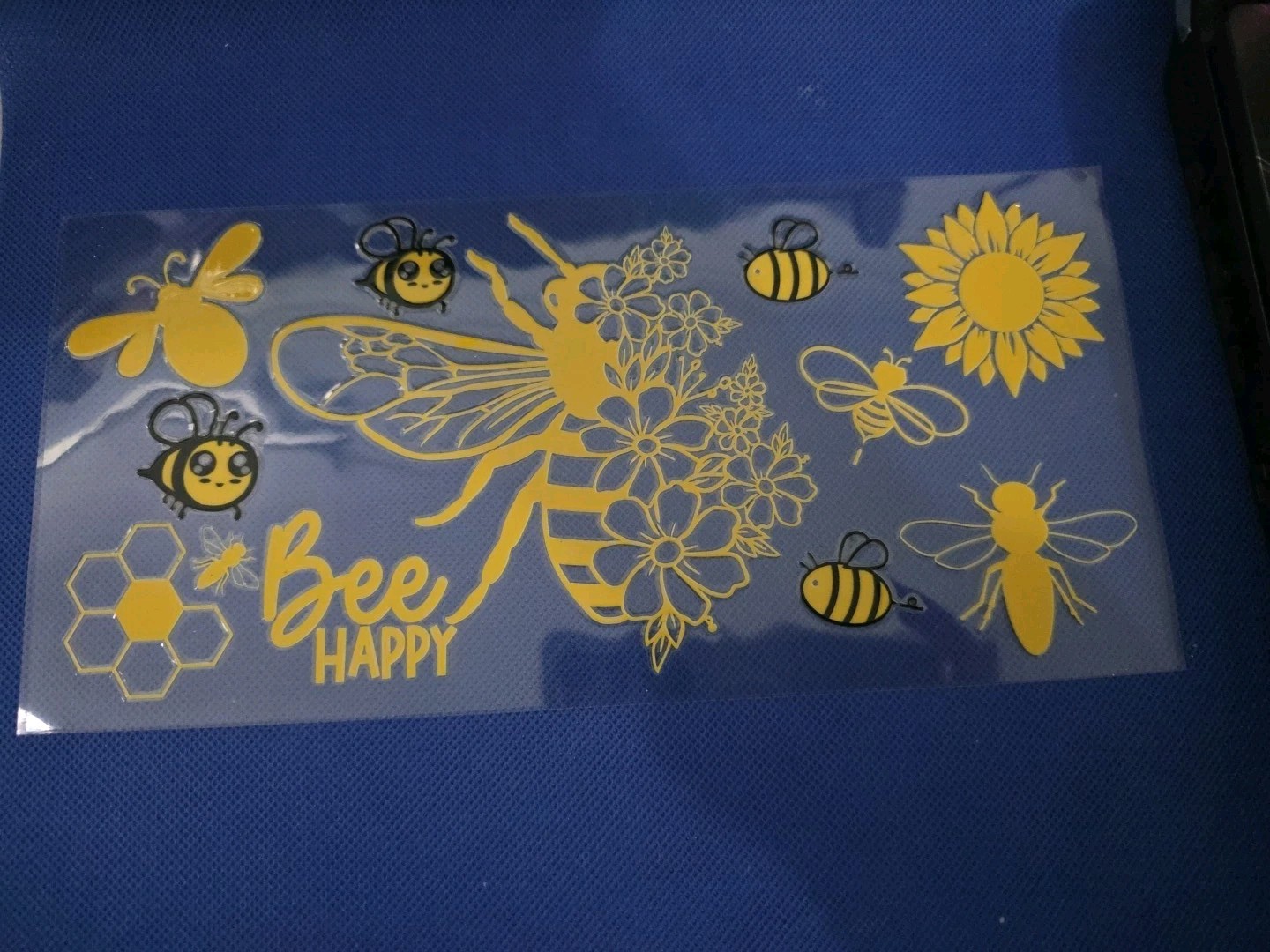 Cup Wrap ,Rub On Transfer. 24cm X 11.7cm Warterproof. Brand New