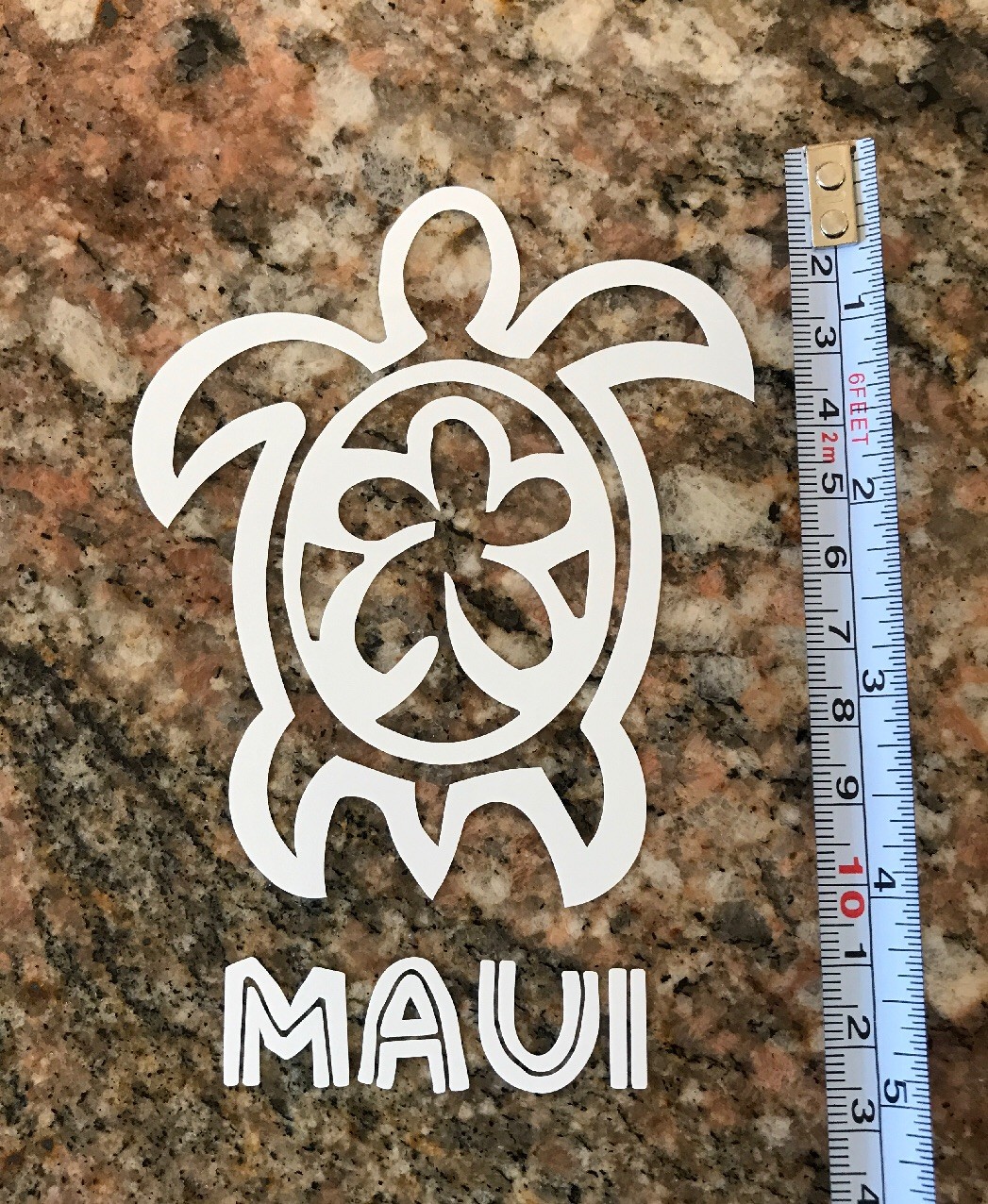 Maui Sea Turtle Sticker – Hawaii Islands Paradise Tropical Surf Beach