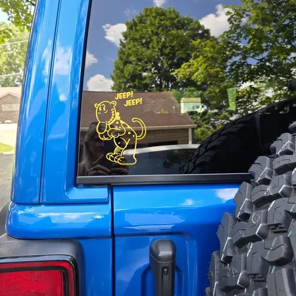 Eugene the JEEP Cartoon Funny Window Car Truck Decal Popeye Sticker