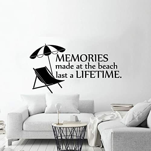 Lifetime Quote Sea Ocean Beach Vinyl Wall Art Décor Sticker for Home Room Decals