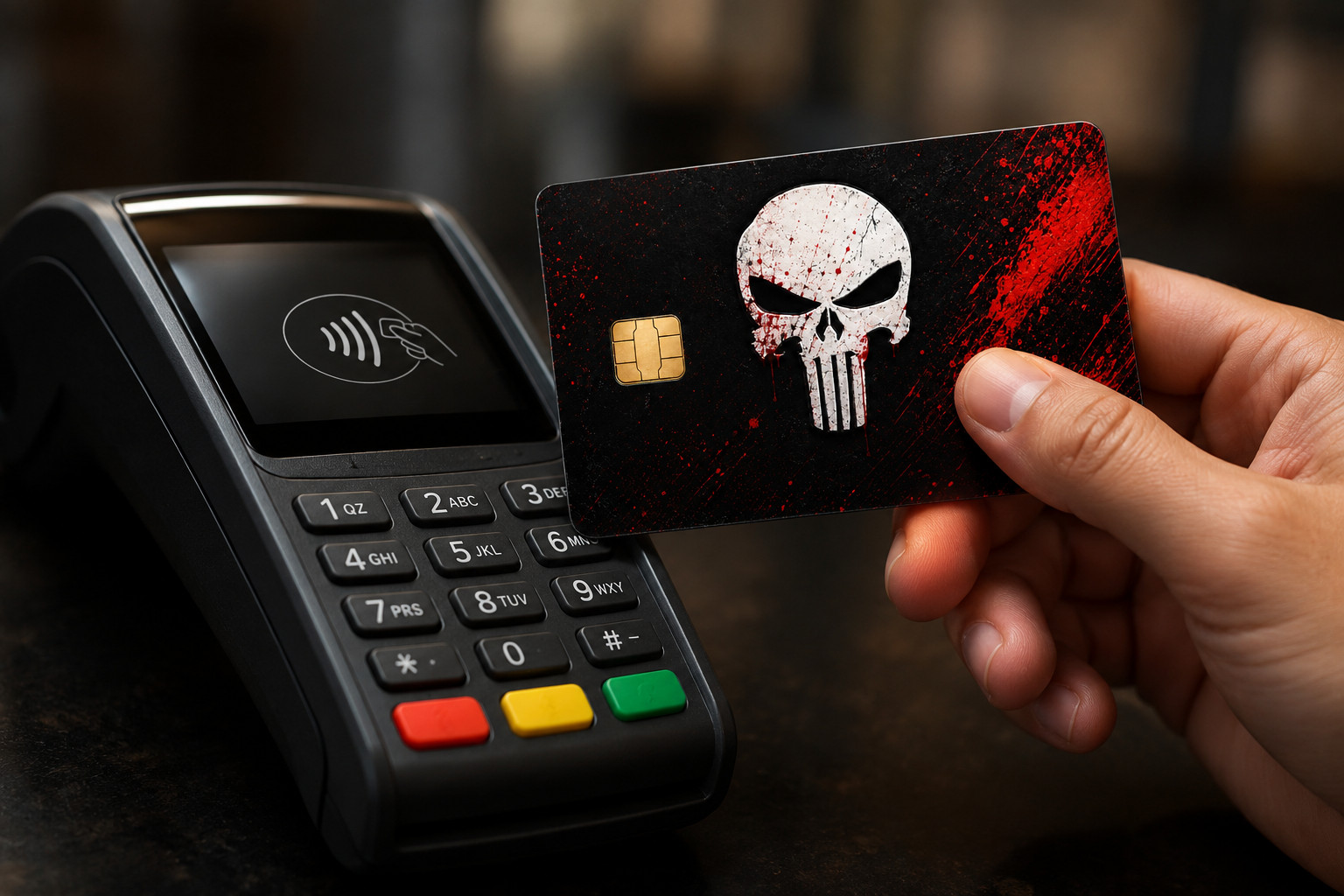 The Punisher ATM Debit Credit Card Skin Sticker Comic Book Comics Movies
