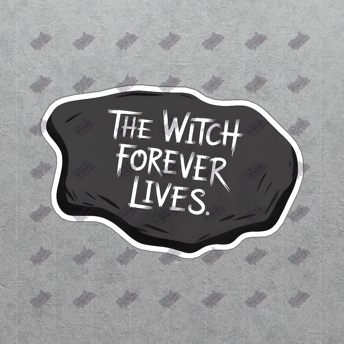 Mystical The Witch Forever Lives Sign Eerie Home Decor for Witchcraft #8707