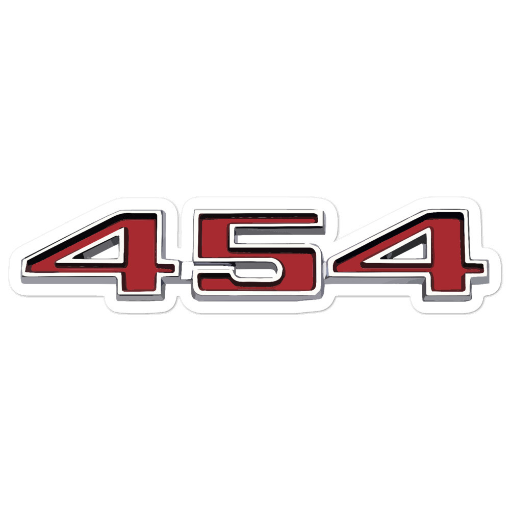 1970 – 1974 Chevelle 454 Fender Emblem Bubble-free sticker