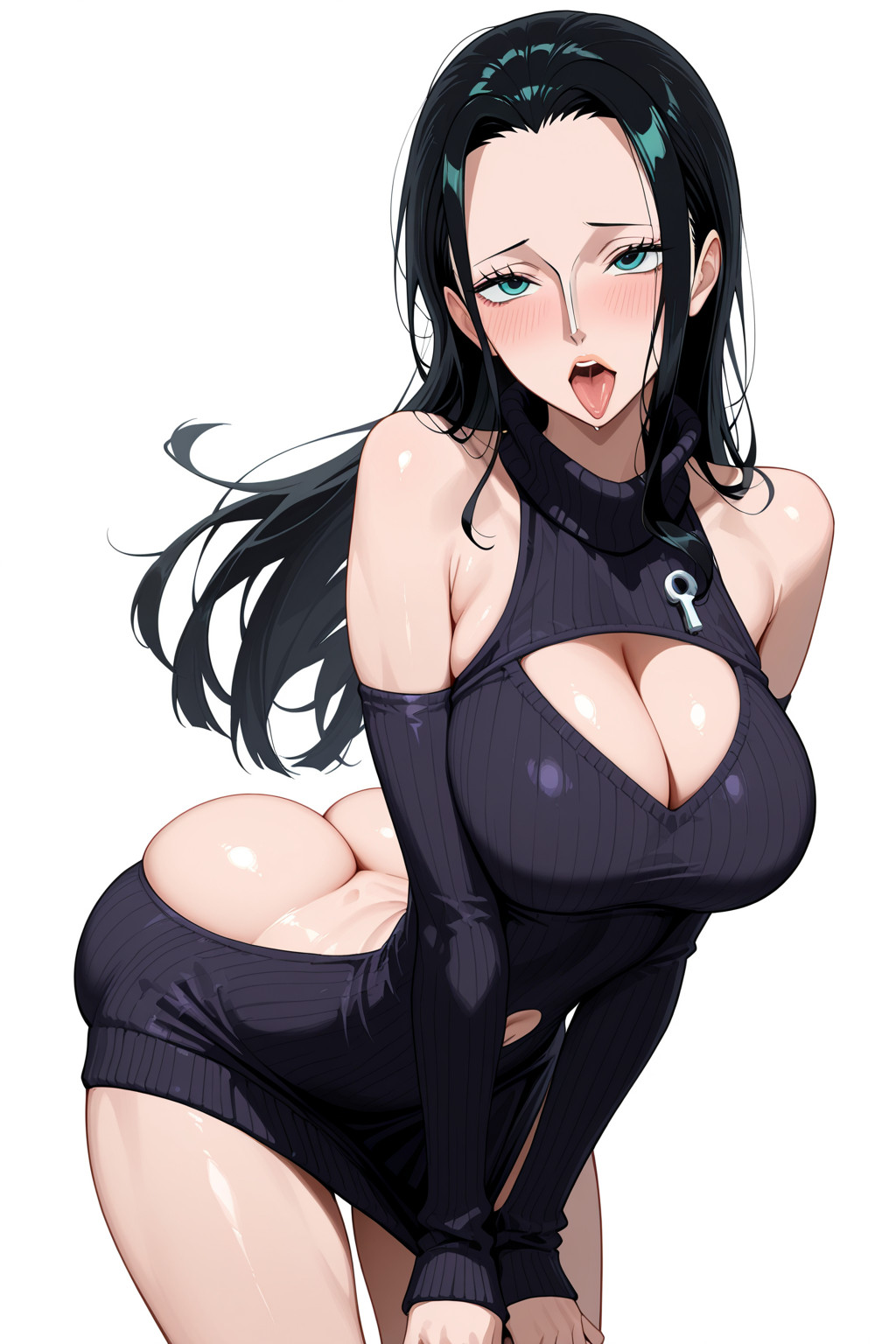 Robin One Piece Anime Sticker – 6″ Tall Waifu Weatherproof Vinyl Car Decal