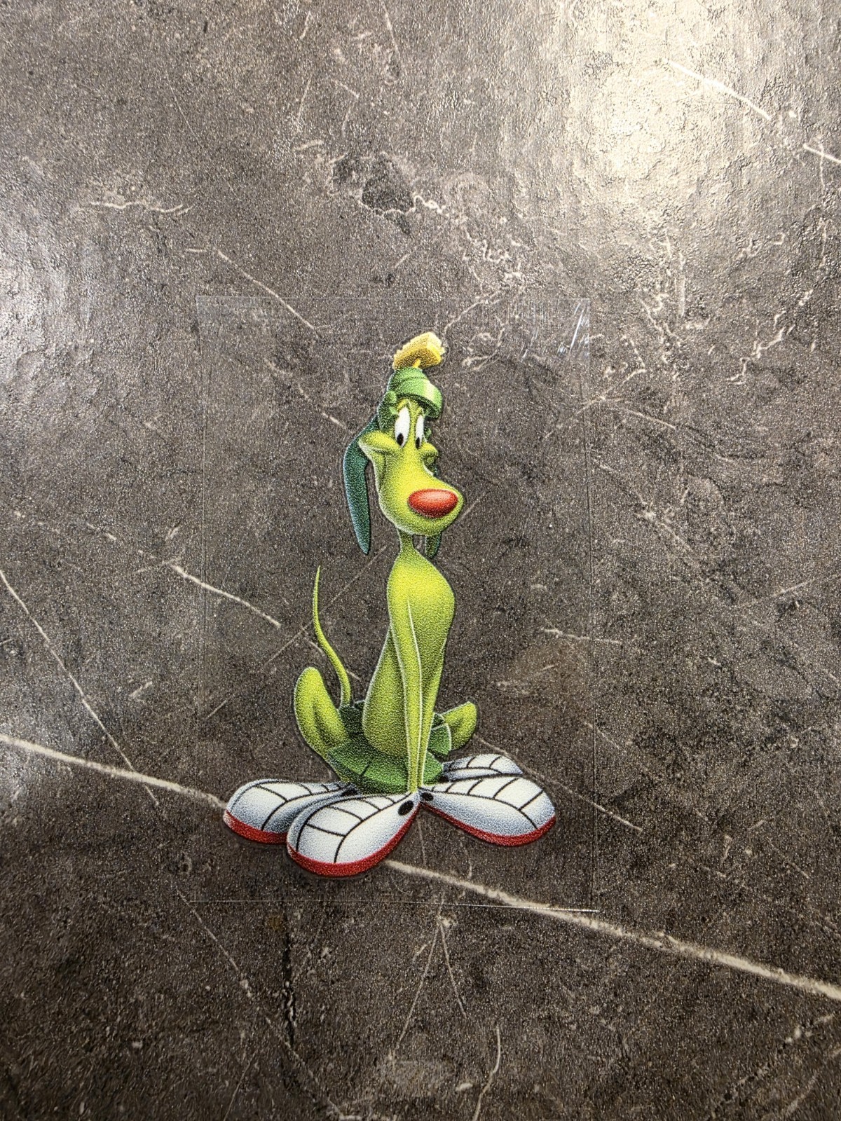 Marvin The Martian K9 Retro Vintage Cartoon Raised UVDTF 3in Decal