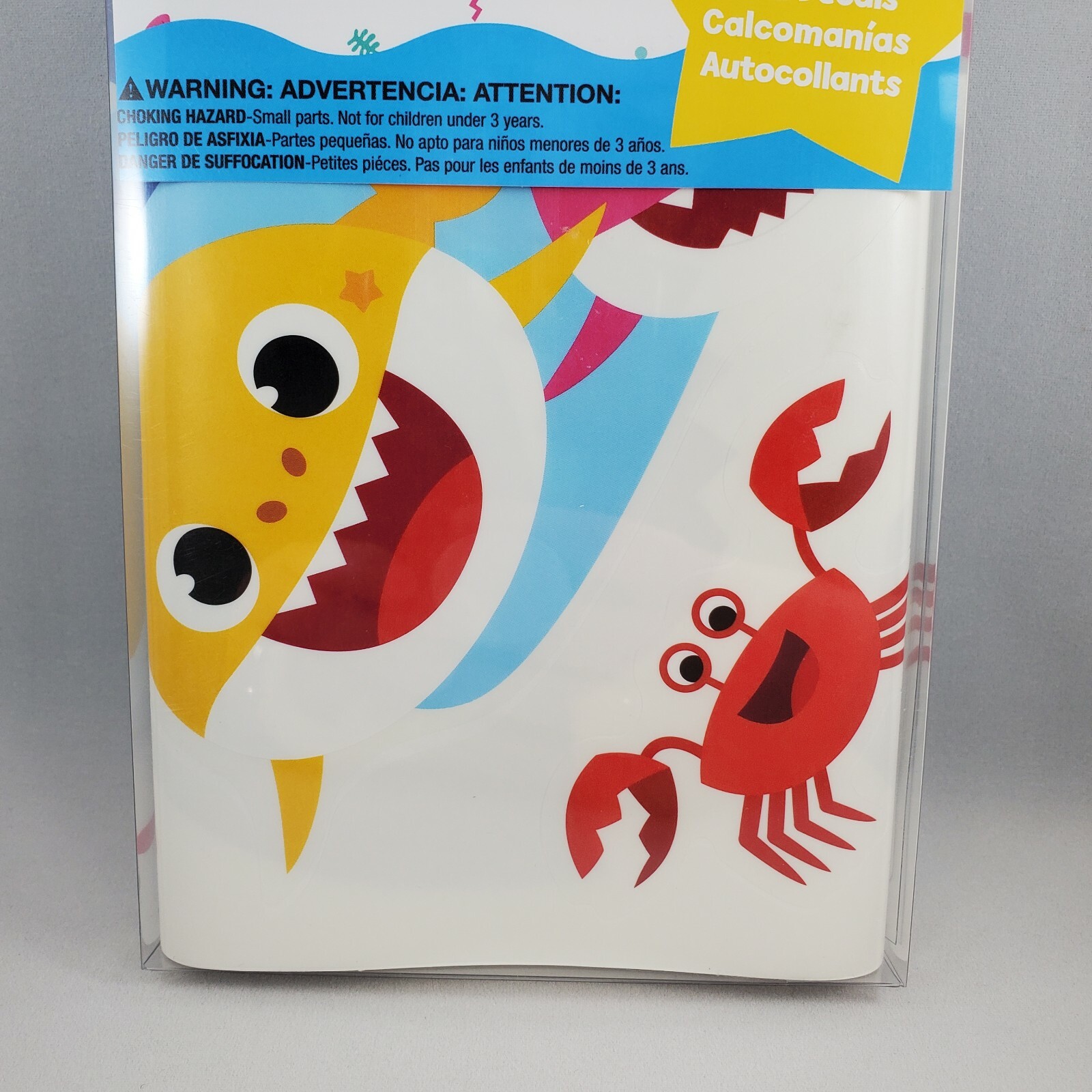 RoomMates Pinkfong BABY SHARK 39 Wall Decals Removable & Repositionable