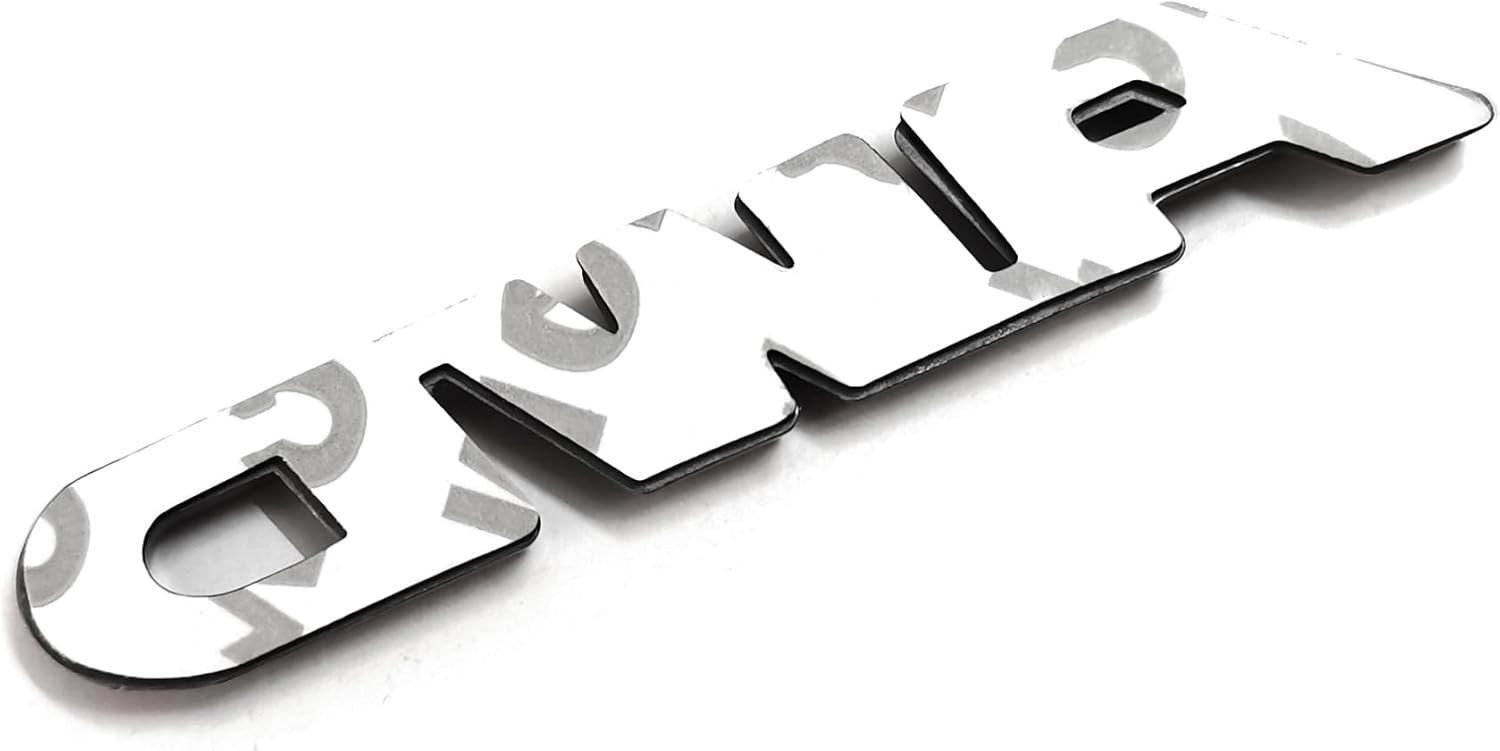 Stylish 9×1.5CM Black AWD Emblem Badge for Car Decoration & Personalization