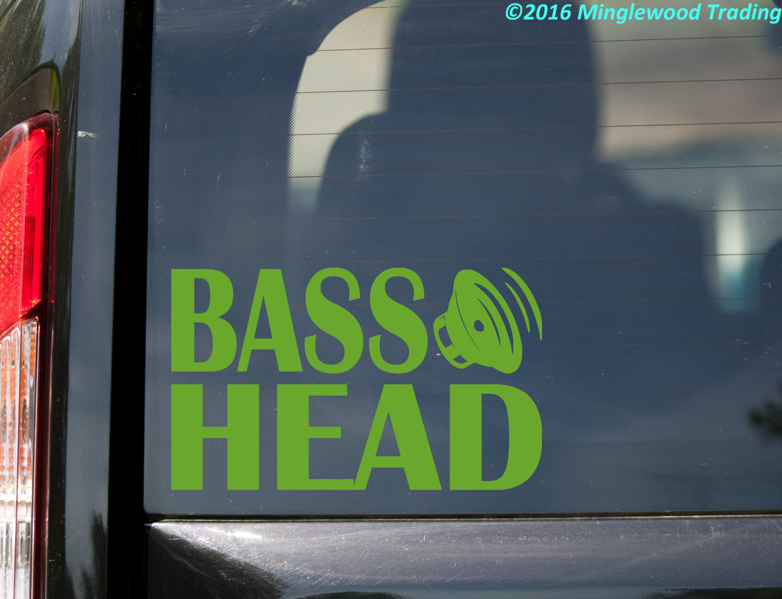 BASS HEAD -V3- Vinyl Decal Sticker – EDM Music Speaker Basshead Headbang