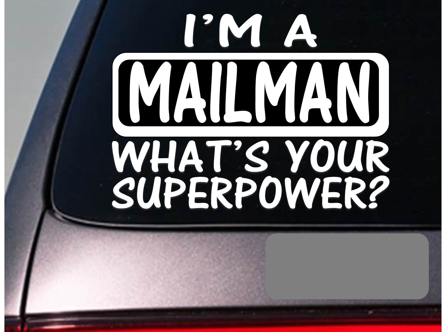 I’m a mailman sticker decal *E195* mail postal letter van carrier mailbox