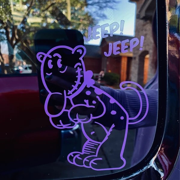 Eugene the JEEP Cartoon Funny Window Car Truck Decal Popeye Sticker