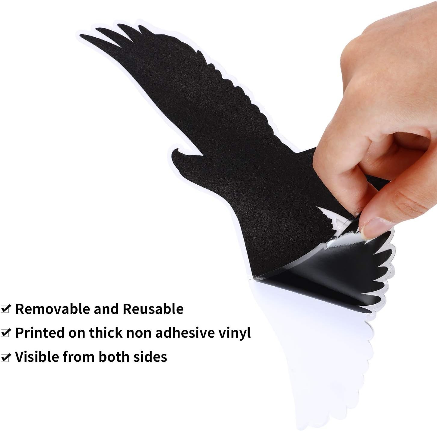 20 Pieces Anti-Collision Window Bird Shape Windows Sticker Decals Bird Shape …
