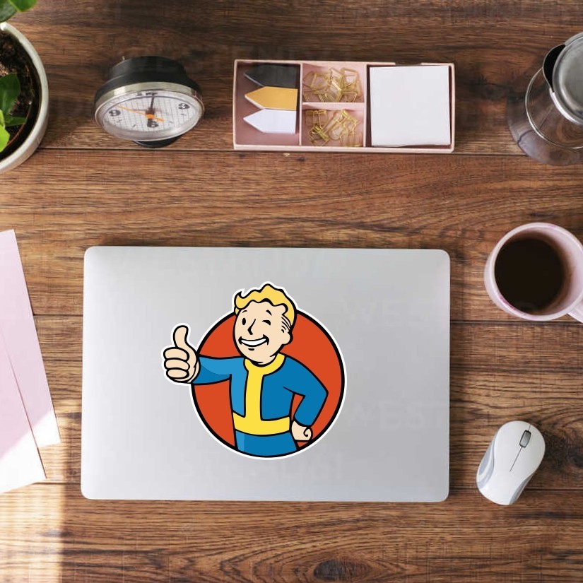 Vault Fallout Character Precision Cut Decal