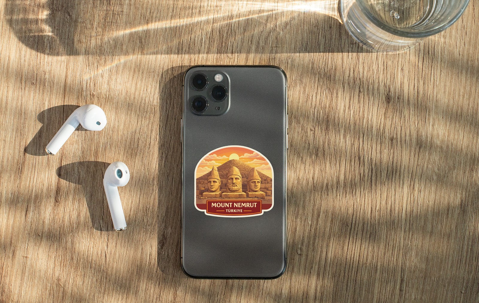 Mount Nemrut Türkiye Sticker Decal Vinyl Die-Cut World Heritage Sites Series