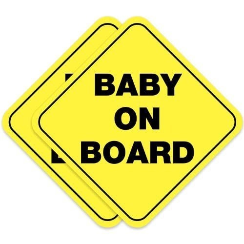 BABY ON BOARD STICKER DECAL 4 x 4 inches, Water proof,Dino, Animals, Cute sticke