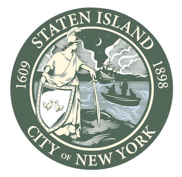 Staten Island New York Seal Sticker Decal R7542