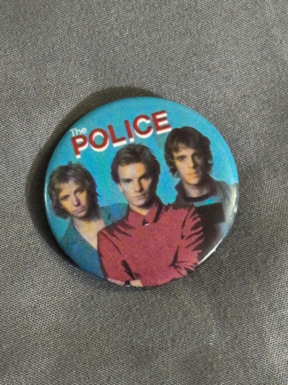 🎸 Vintage 1983 THE POLICE Pinback Button STING Band Badge 1.125″ Roxanne Inc. $