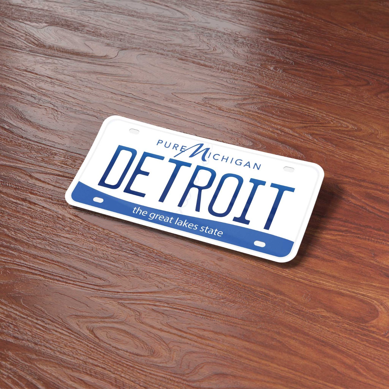 Michigan License Plate Sticker – Choose from 10+ MI Cities & Saying Decals